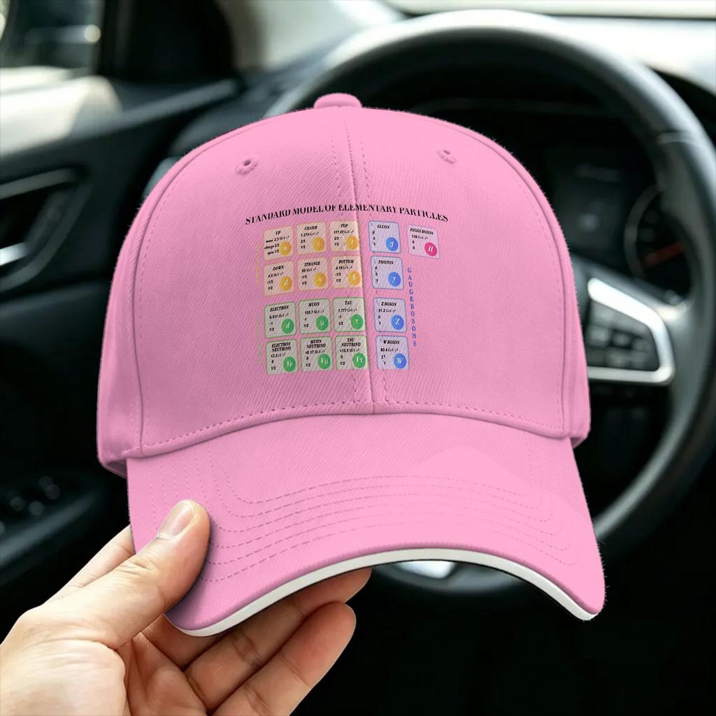 Standard Model Of Particle Physics Casual Baseball Cap Hunting Camping Trucker Hat Summer FeUnisex Unisex Streetwear Baseball Caps