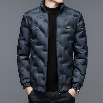 Зимняя мужская пуховая хлопковая куртка Утепленная теплая хлопковая одежда Повседневное хлопковое пальто Мужская короткая хлопковая куртка