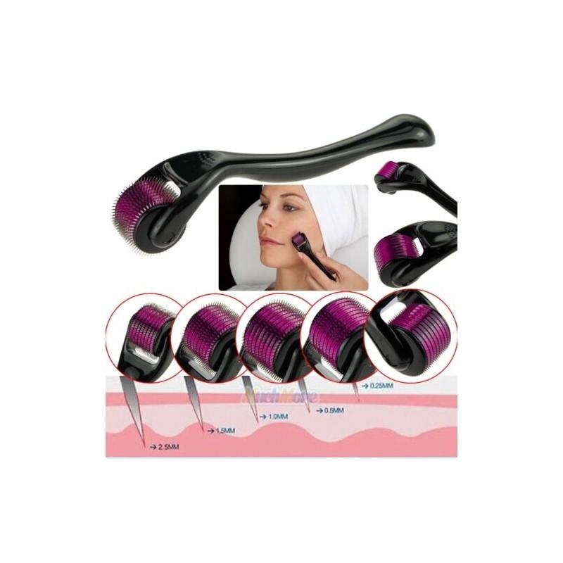 Премиальный титановый мезороллер 540 микроигл для преображения сияющей кожи