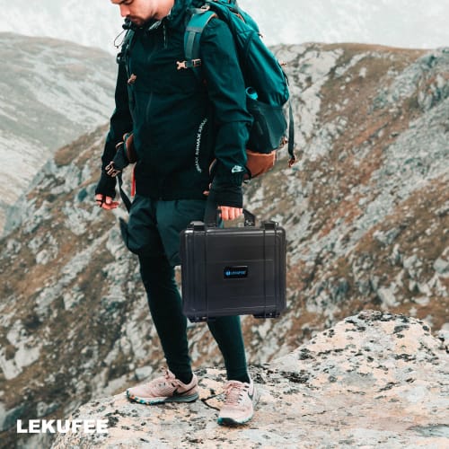 Lekufee DJI Mini 4 Pro Hard Case, Waterproof Storage Case for DJI Mini 4 Pro, DJI Mini 3 Pro, DJI RC, and DJI RC N1 (Hard Case Only)