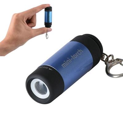 Карманный Мини-фонарик LED USB-перезаряжаемый Портативный Водонепроницаемый Белый Свет Брелок-фонарь Супер Маленький Фонарь С Батареей
