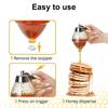 1/2Pcs Honey Dispenser Storage Jar with Stand Large Capacity Leak-Proof Design BPA Free Honey Comb Shaped Honey Pot