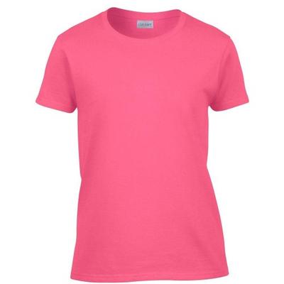 Женская/женская футболка Missy Fit из плотного хлопка с короткими рукавами