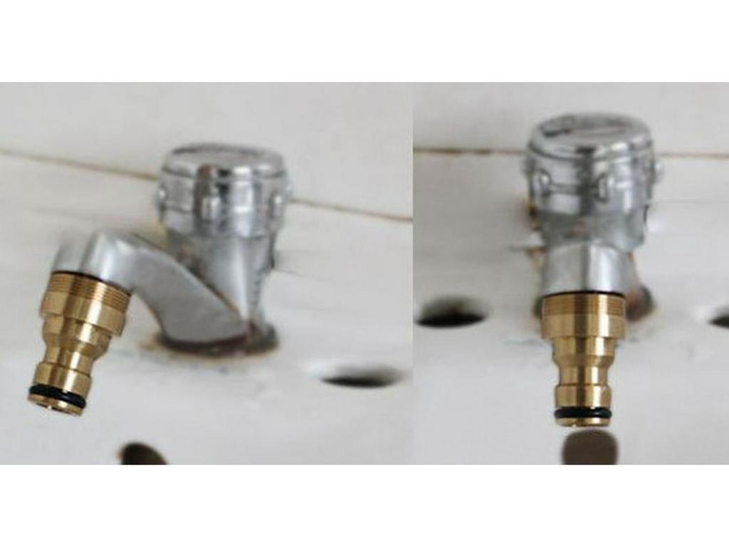 Переходник для крана из чистой меди для подключения к мойке автомобиля и раковине