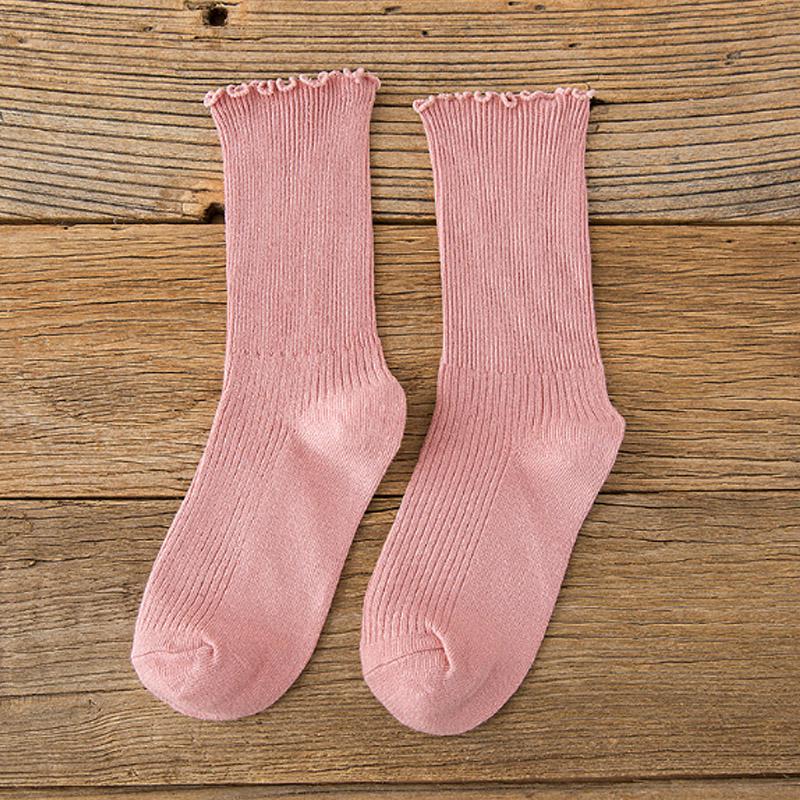 Осенние и зимние женские носки. 10 цветных чулок Heap, средние носки-трубы. 1 пара высококачественных ювелирных аксессуаров из чистого хлопка Agaric Edge