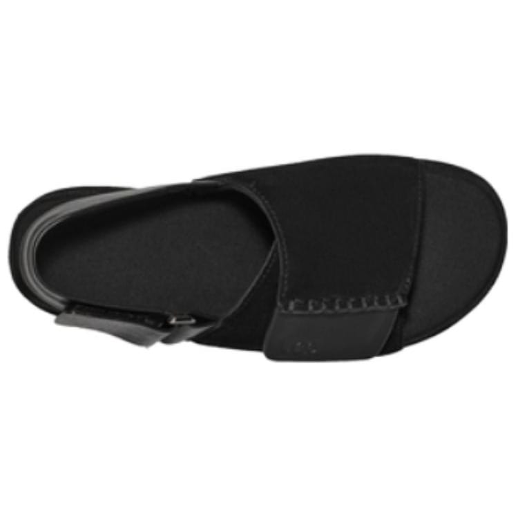 UGG Женские пляжные сандалии из спилка коровьей кожи, черные 1152652-BLK