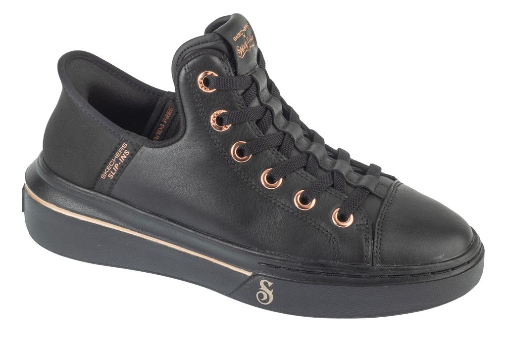 Skechers Слипоны: Snoop One - OG Leather, женские черные кроссовки