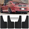 Red/Black Mud Flaps For Ford Mustang GT V6 Ecoboost GT500 GT350 GT-S CS Shelby Pony Mach-E GT Mudflaps Splash Guards