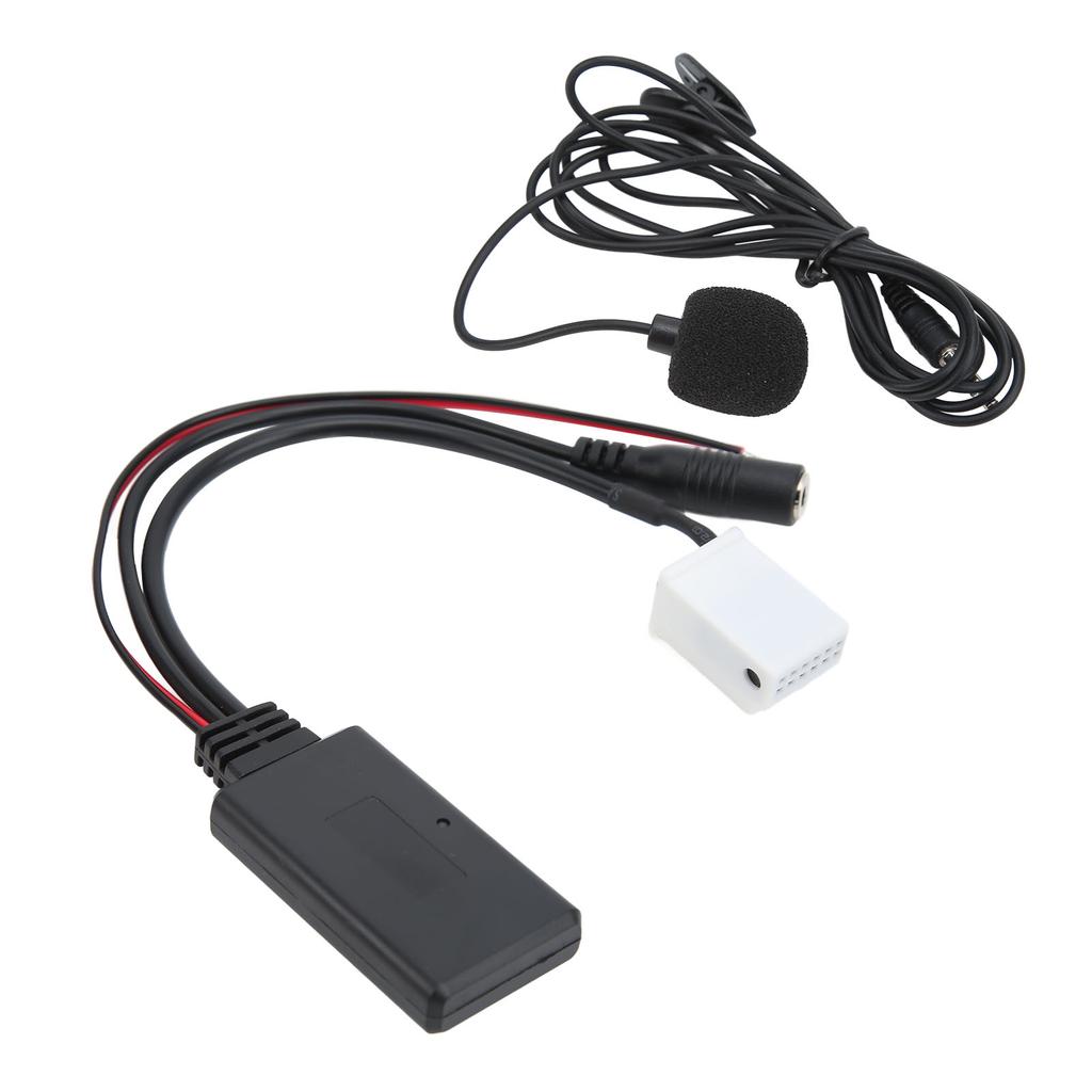 Car Bluetooth5.0 Wireless Module Black Handsfree Mic Replacement for Citroen C2 C4 C5 C6 C8