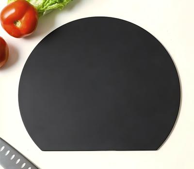 Smilemoon Cutting Round Cutting Heat Посудомоечная машина Может использоваться как с резиновой резкой Kamaboko 35 x 29 см Доска, черная, Доска, эластомер, высокого качества