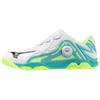 Wave Medal Boa Comfortable Versatile Non-Slip Durable Low-Top Training Shoes Men Sneaker White Green 81GA201202