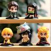4-15 шт./набор Фигурка-игрушка Аниме Клинок, рассекающий демонов - Kimetsu No Yaiba Q версия Танджиро Незуко Иноске Зеницу Модель фигурки PVD Кукла Подарок