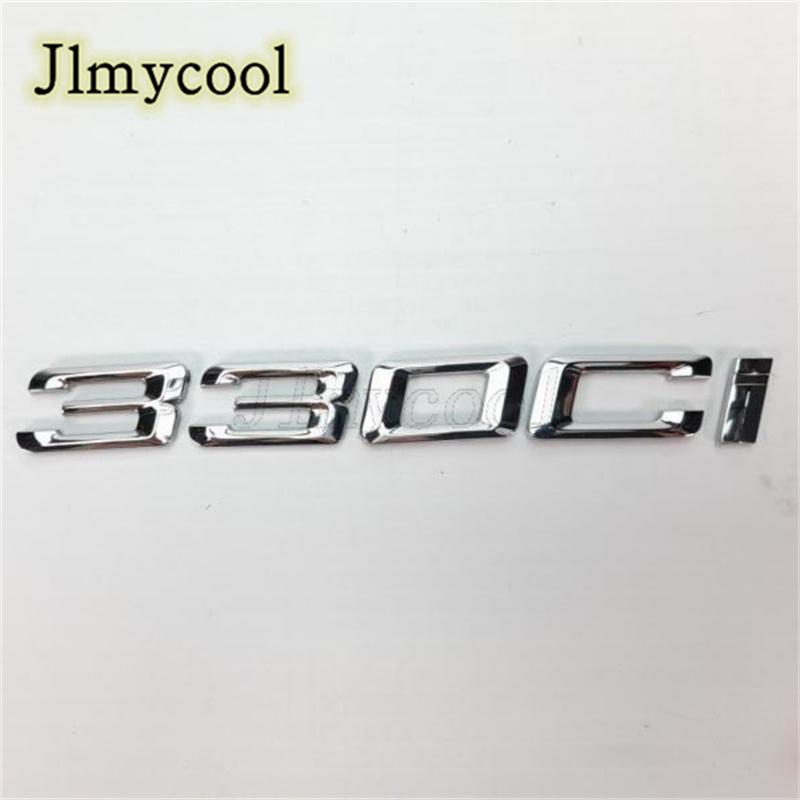 ABAJ1 ABS Letter Number 325Ci 330Ci 645Ci 325xi 528xi 335ix Emblem for E46 E90 E91 E92 Sports Car Roadster Coupe Car Trunk Sticker