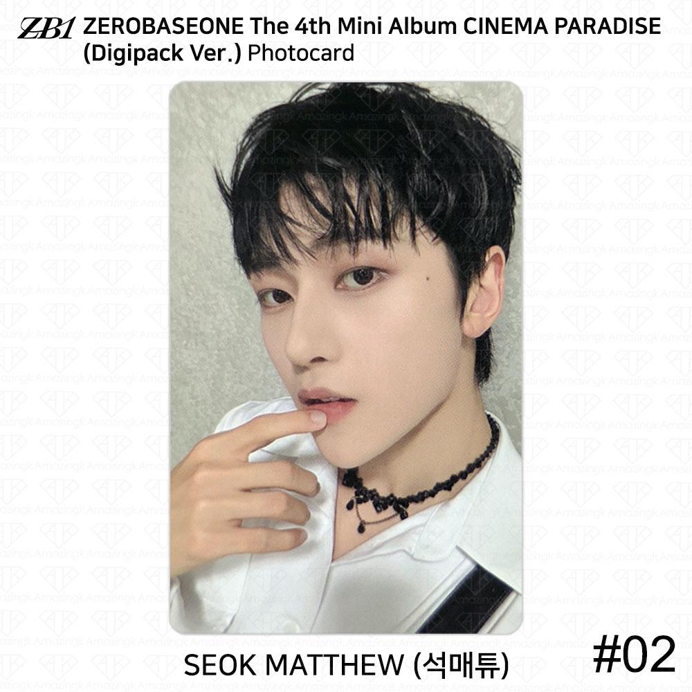 ZEROBASEONE ZB1 4-й мини-альбом CINEMA PARADISE Digipack Ver Фотокарточка Фото из фильма