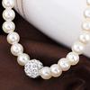 Модные комплекты украшений из жемчуга Роскошные комплекты ожерелий и браслетов из жемчуга для женщин