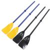 One Pair of Rubber Rowing Oars, 120cm Foldable and Detachable