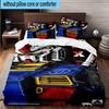 3PCS Mecha Armor Robotic Design 3pcs Bedding,Including 3PCS Duvet Cover And 2pcs Pillowcases Perfect for Christmas,Ideal for Bedroom, Dormitory