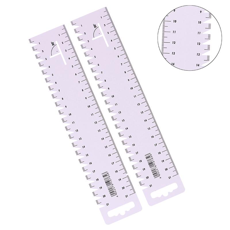 1Pc Diy Sewing Patchwork Ruler Ultra-Thin Soft 21Cm Sewing Tool