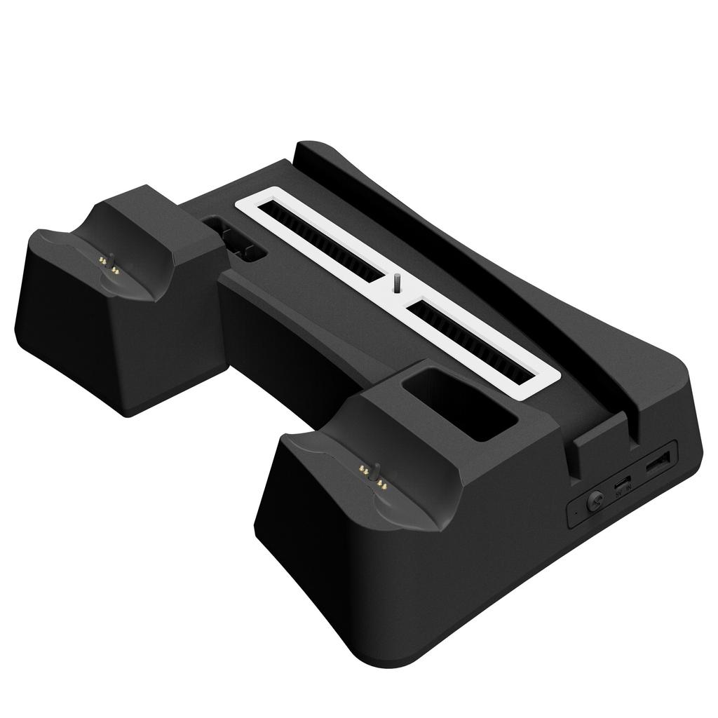 2023 New PS5 Vertical Stand Cooler Cooling Fan Headphone Holder Remote Controller Stand for Sony Playstation 5 Digital Edition