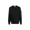 Logo Patch Crewneck Black Men Tops 101563051-A0029
