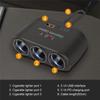 Автомобильные зарядные устройства с двумя портами USB, 3-канальный автомобильный прикуриватель, разветвитель 120 Вт, 12 В, 24 В, автомобильное зарядное устройство, адаптер для iPhone, GPS, видеорегистратор