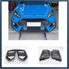 Compatible For Ford Focus RS 2015 2016 2017 2018 Car Exterior Accessories Fog Lights Frame Fogs Lamp Cover Grille Carbon Fiber Look(1PCS right side)