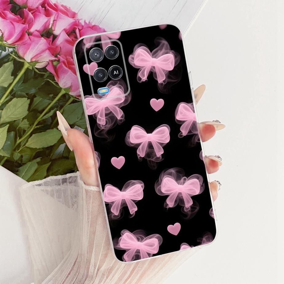 Чехол для Oppo A54 4G CPH2239 Роскошный чехол с рисунком бабочки Мягкий силиконовый чехол для телефона Для Oppo A54 5G A 54 s OppoA54s Fundas Сумки