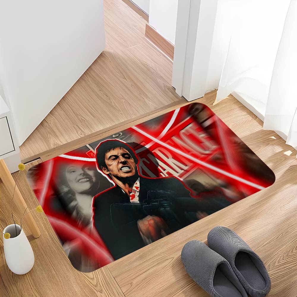 Movie Scarface Door Mat Nordic Style Bedroom Living Room Doormat Home Balcony Anti-Slip Alfombra
