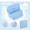 RosyPosy soft furnishings, large-capacity decoration storage bag, vertical desktop cosmetic bag, travel partition storage bag.