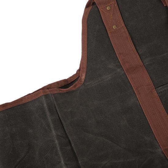 Водонепроницаемая вощеная сумка для хранения дров, вместительная сумка для хранения дров, аксессуары для камина