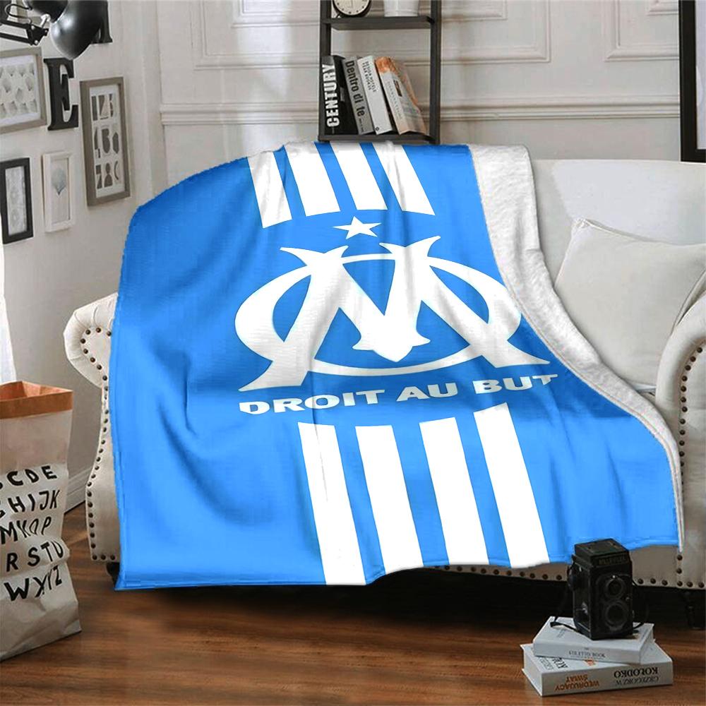 1pc Blanket - Marseille Print Design,Lightweight Blanket for Sofa,Bed- Soft &Warm,Gift for All Seasons