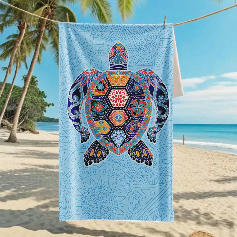 Новое двухстороннее бархатное пляжное полотенце, поддерживающее полотенце для серфинга, спортивное полотенце