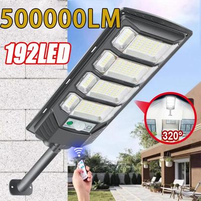 Солнечный светильник LED Wick High Lumen 500000LM Солнечный светильник Водонепроницаемый настенный светильник Солнечный светильник Уличный светильник Уличный светильник с дистанционным управлением Садовый светильник