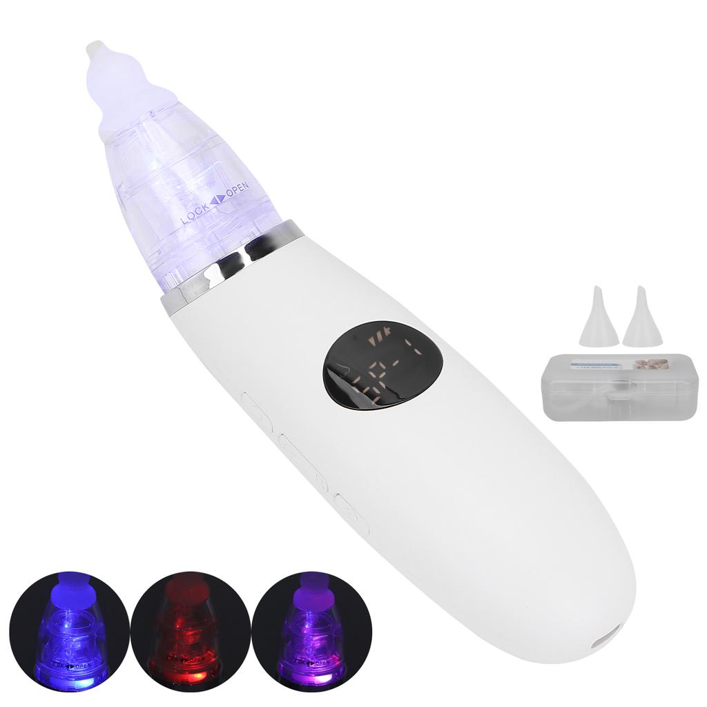 3 Gears Baby Nasal Aspirator LCD Screen Electric Nose Sucker Remover for Kids Toddlers