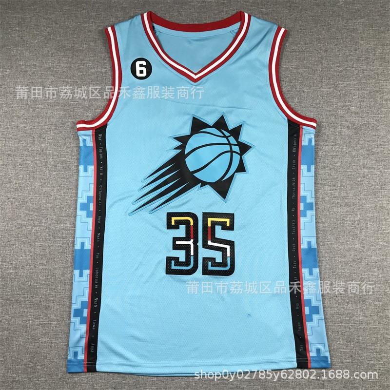 Баскетбольная форма Phoenix Suns 1 Devin Booker 35 Kevin Durant City Edition
