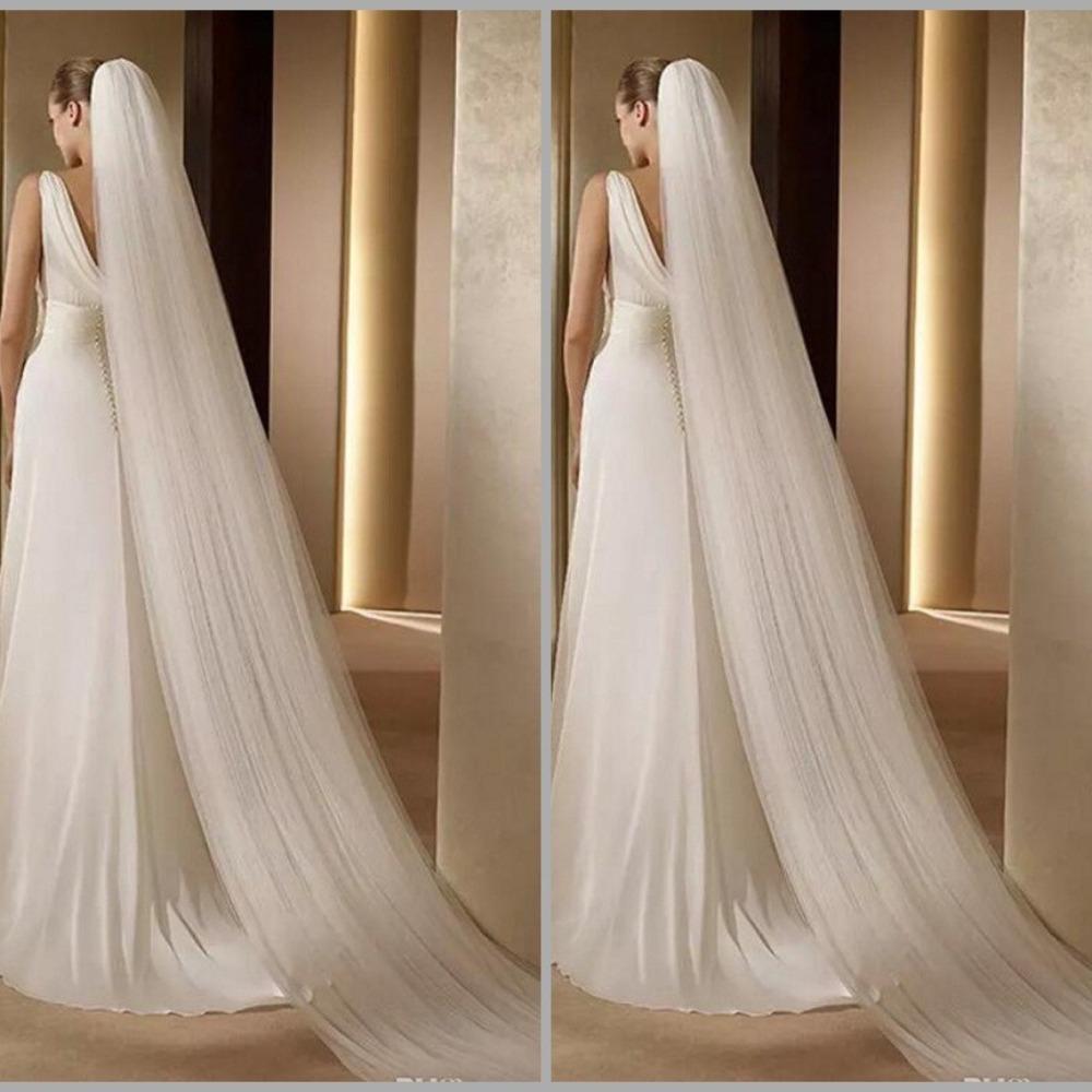 300cm Bridal Veils With Hair Comb Bridal Headwear Elegant Wedding Veil Wedding Accessories