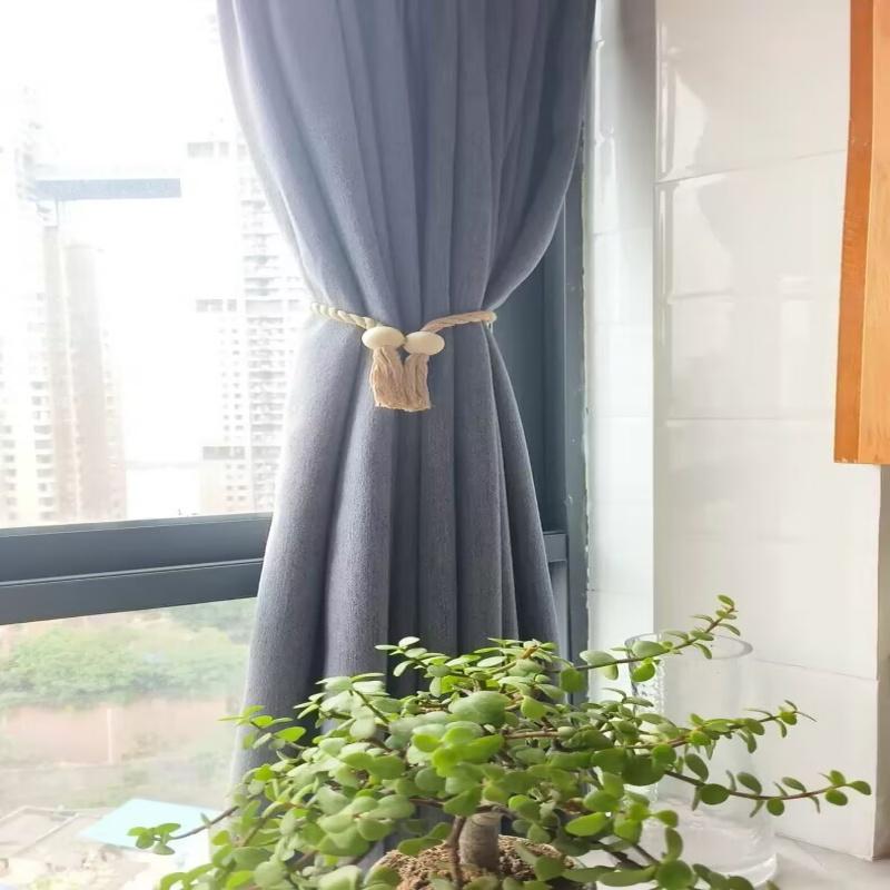 2 прочных магнитных подхвата для штор, подхваты для штор, подхваты для уличных штор, плетеные вручную подхваты для штор