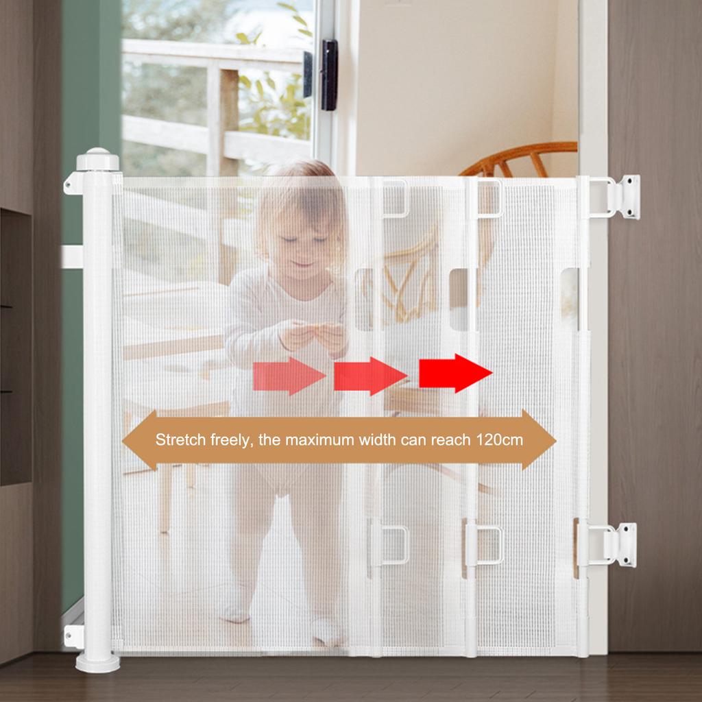 Gate Fence Sturdy Children Protection Rotating Lock Baby Gate Fence for Balcony Bathroom Staircase