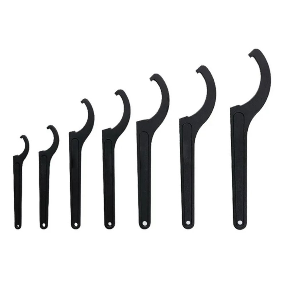 Round Nut Hook Wrench Adjustment Crescent Wrench Portable C Hook Spanner Hand Tool