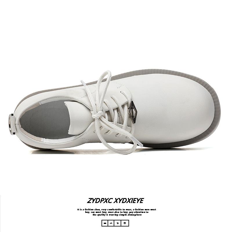 Британская платформа Mickey Derby туфли мужские трендовые модные повседневные кожаные туфли белые кожаные туфли мужские трендовые туфли 166166-E