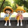 Rabbit Bear Ears Ob11 Doll Clothes Kindergarten BJD Doll Outfit Obitsu11 School Uniform  1/12 Dolls