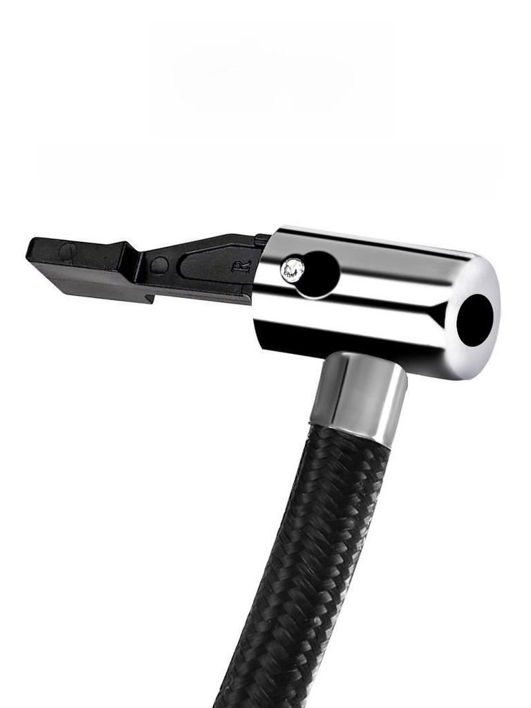 Двухцилиндровый мини портативный 12 В высоковольтный металлический автомобильный воздушный насос