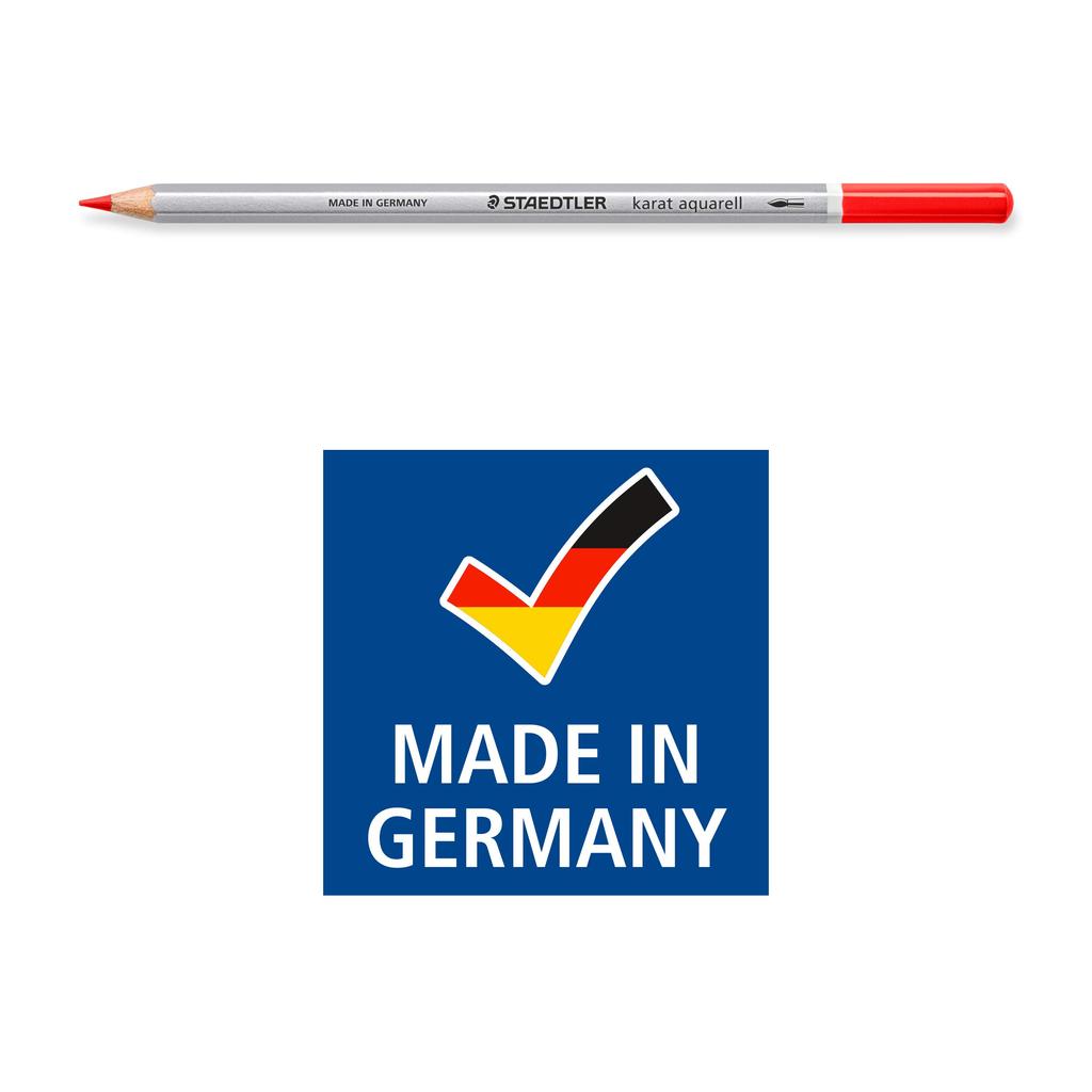 STAEDTLER Colored 24 Watercolor Carat Aquarelle 125 M24 Pencils, Colors, Pencils,