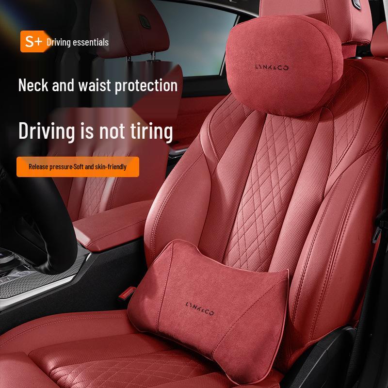 Автоаксессуары Lynk & Co: Подголовник, Поясничная поддержка, Подушка для шеи, Спинка