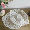 Retro Lace Placemats, French Crochet Doilies, Handmade Embroidered Table Mats Place Mats Cup Mat Placemats