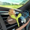 Car Air Freshener Vent Clip Cartoon Pilot Oil Diffuser Vent Clip Rotating Propeller Automotive Air Outlet Fan Cute Car Diffuser