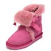 Genuine Sheepskin Top Quality Shoes Women 2025 Natural Fur Wool Real Wool Boots Women Snow Boots Flats Boots Botas Mujer