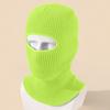 1-Hole Ski Mask Knitted Face Cover Adult Winter Balaclava Full Face Mask For Winter Outdoor Sports