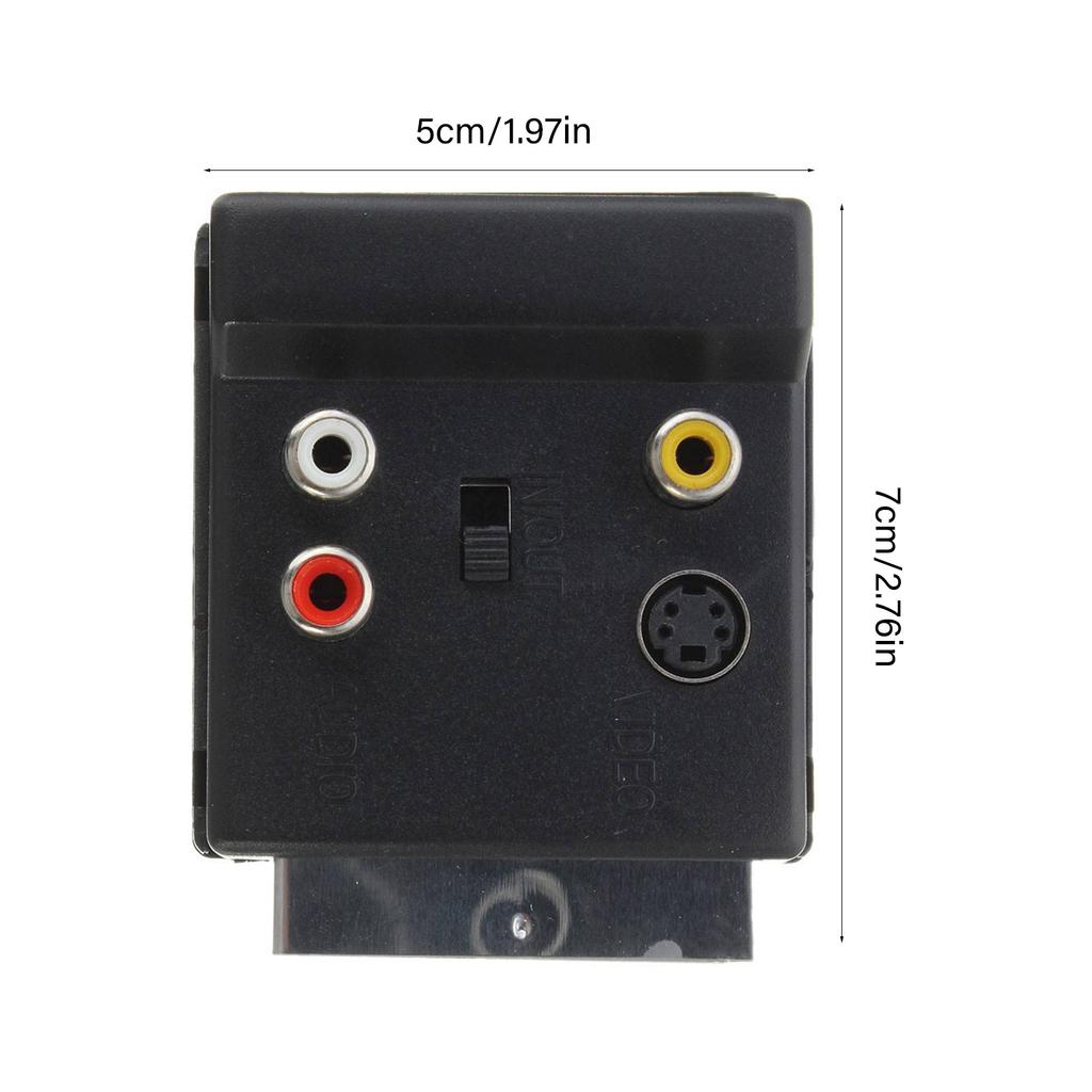 21-контактный AV-адаптер SCART (папа/мама) с нескользящим захватом и отверстием для подвешивания для удобного хранения и организации