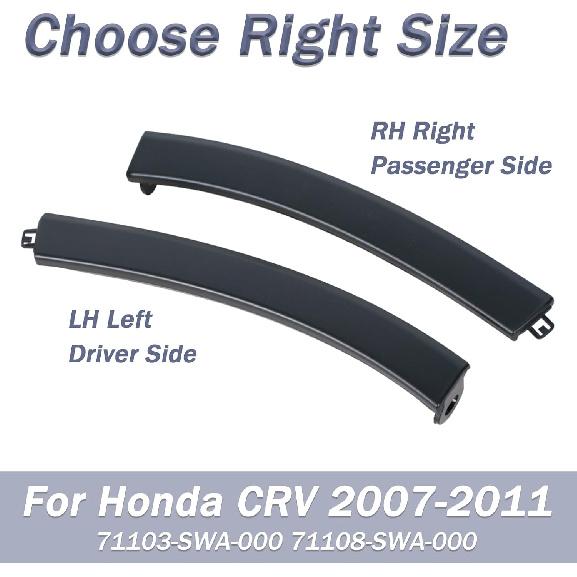 For Honda CRV 2007-2011 Front Bumper Wheel Fender Eyebrow Molding Trim Left&Right